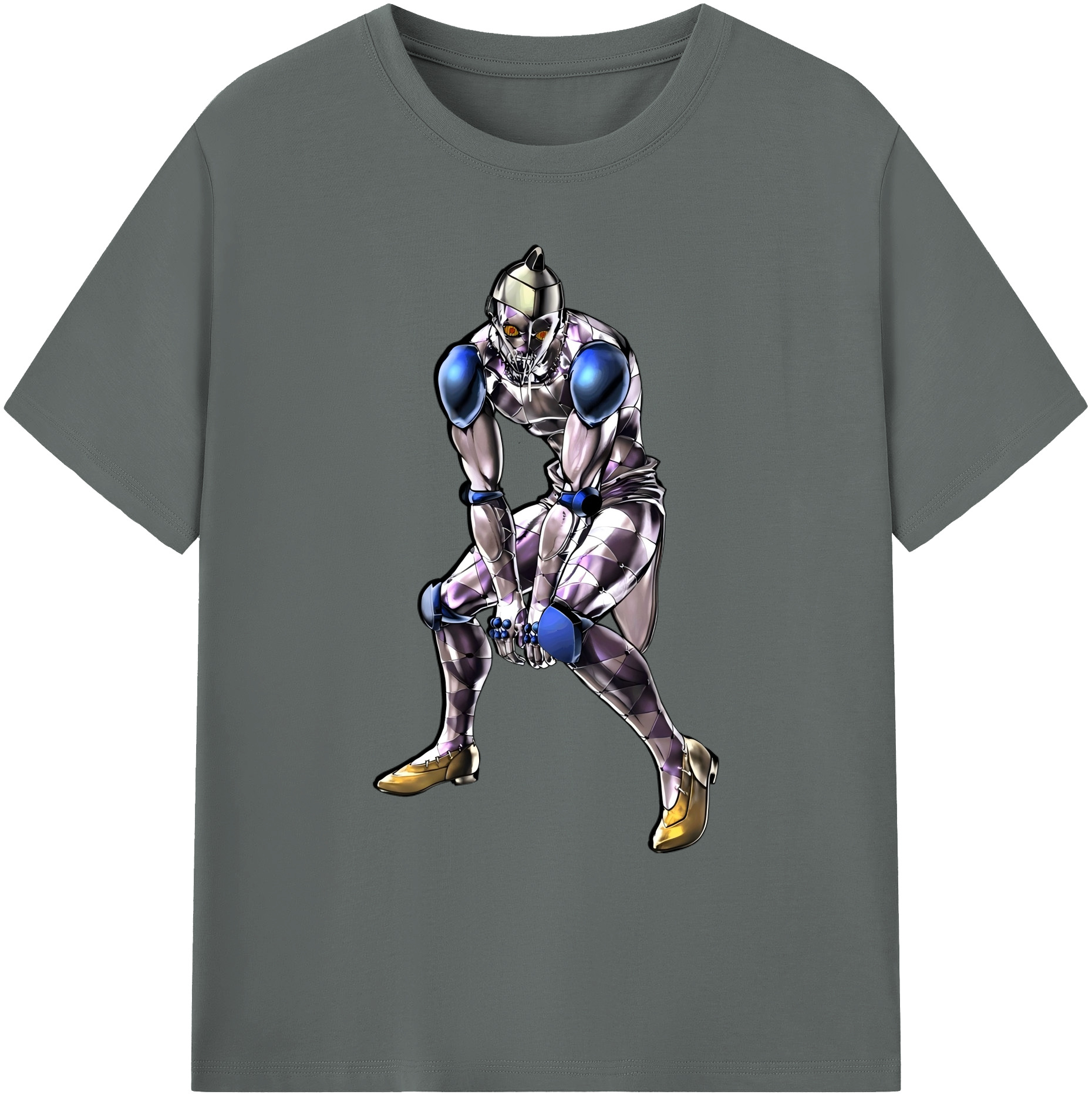 （画像用） ジョジョの奇妙な冒険 JoJo's Bizarre Adventure 綿100％ メンズ半袖Tシャツ｜肌触りやわらか＆通気性